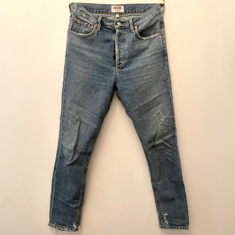AGOLDE
Jamie High-Rise Distressed Jean